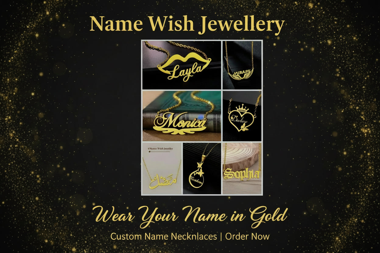 CUSTOMIZE ENGRAVED NAME NECKLACES