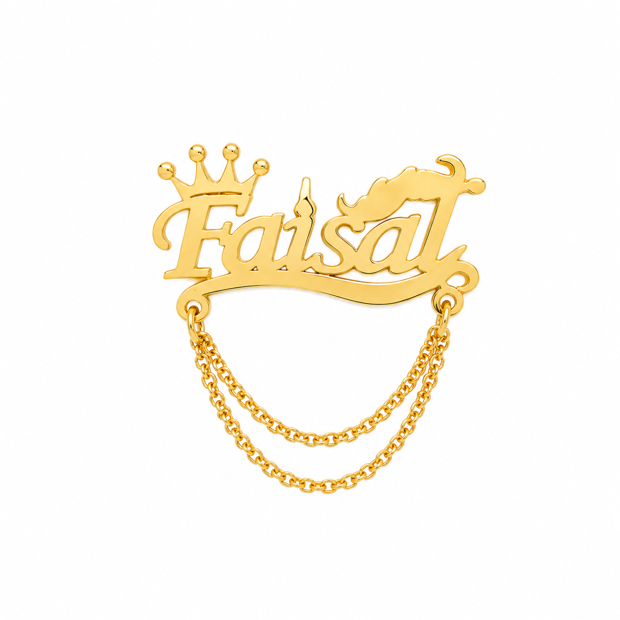 NAME CUFFLINKS CHAINCUSTOMIZED
